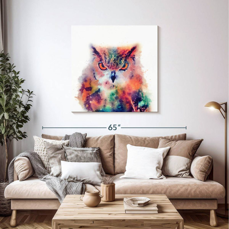 Crowle The Wise, 39" H x 39" W