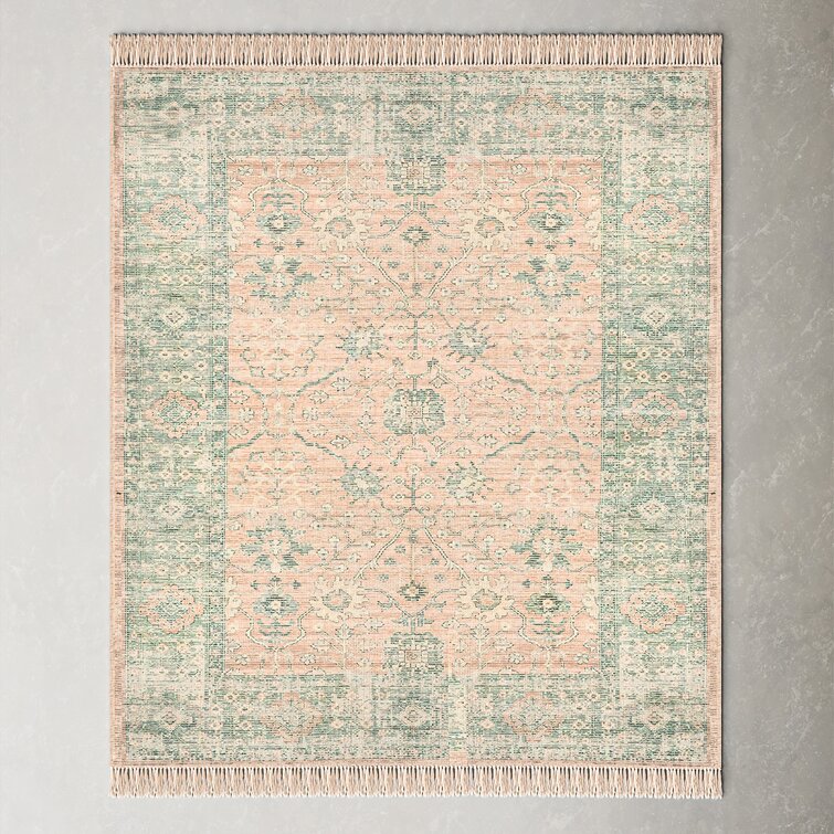 Tucson Oriental Handwoven Camel/Sage Area Rug