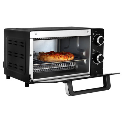 Total Chef Countertop Toaster Oven, Pizza Maker, 4 Slice Capacity Compact Oven
