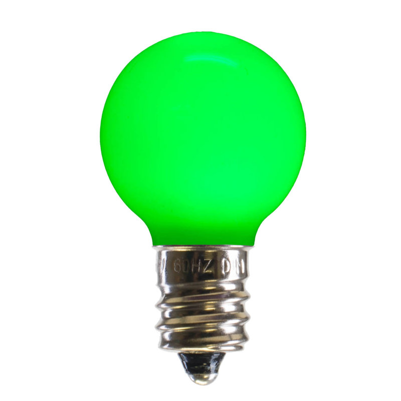 Vickerman G30 Green Ceramic LED Replacement Bulb, Package Of 25