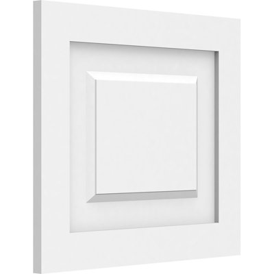 Panneau mural Harrison 3D en blanc