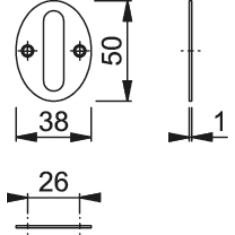 Hirva 5cm H Aluminum House Number, 0