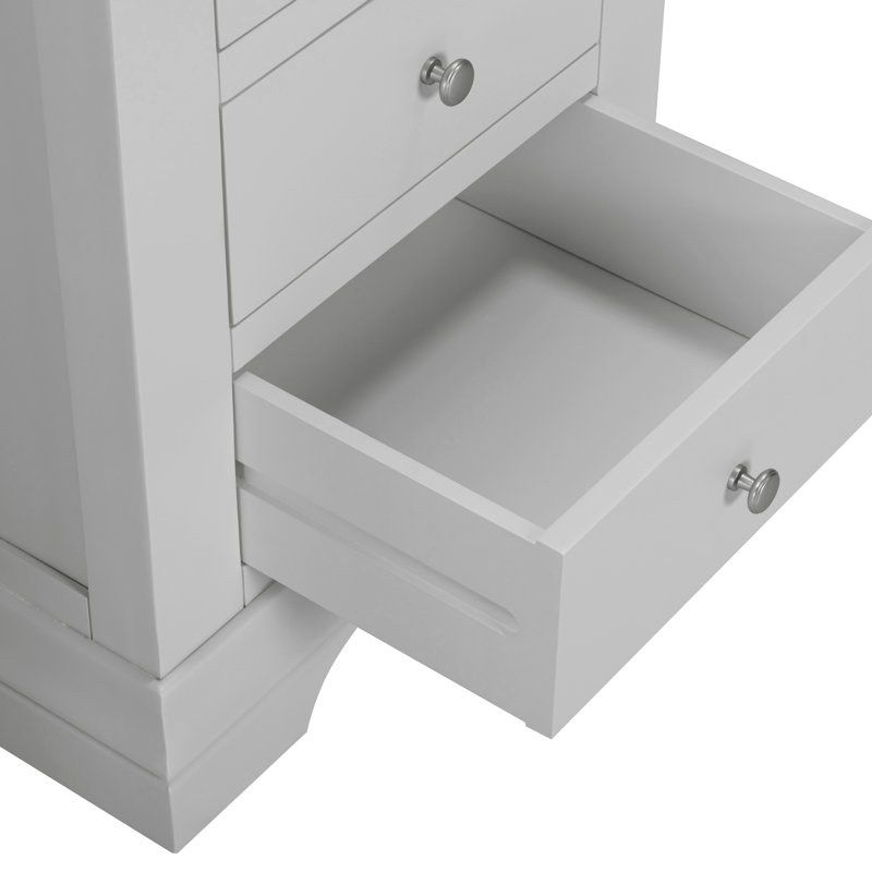 Melchior 3 Drawer Dressing Table , Pebble Grey