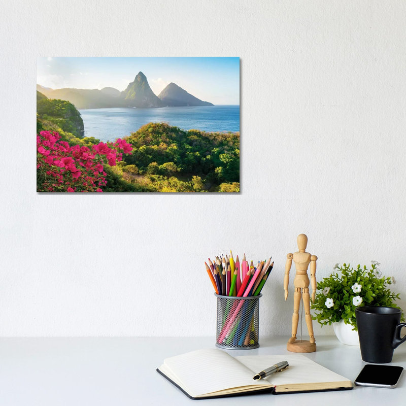 Saint Lucia Sunrise - reproduction d'art mural