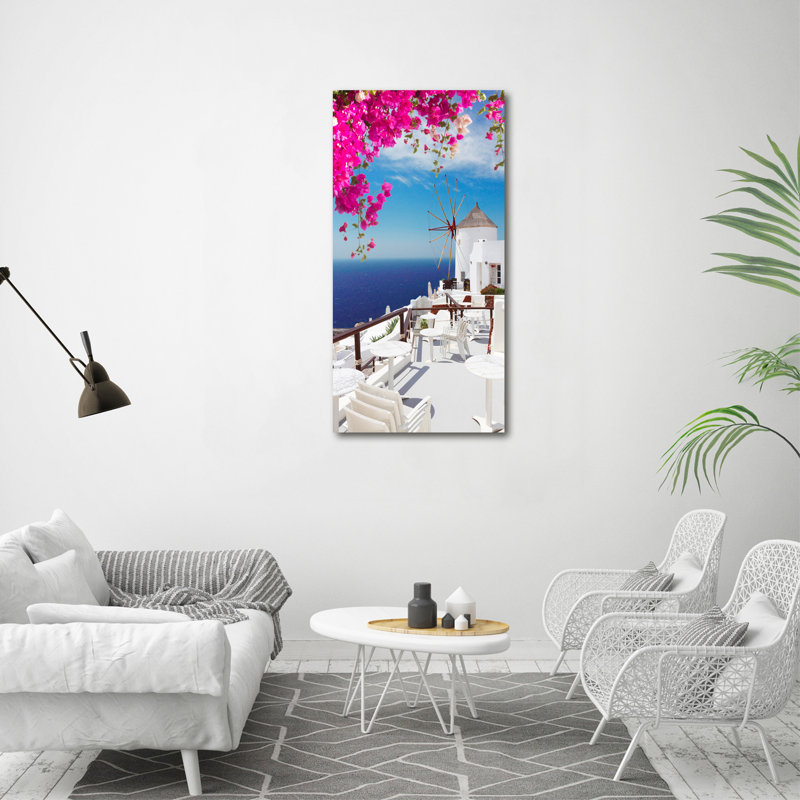 Santorini Greece - Wrapped Canvas Print, 120cm H x 60cm W