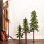 Natural Alpine Lighted Artificial Cedar Christmas Tree