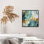 «Abstract Blue Gold Geode II», reproduction d'art moderne sans cadre-802916976