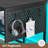  Larrie L Shaped Computer Desk with Power Outlet and USB Ports Reversible-892985949