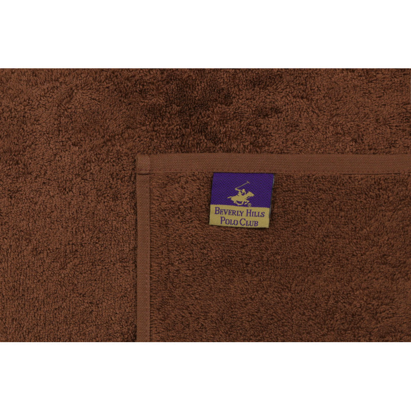 Ensemble de serviettes de bain 100% coton 3 pièces Beppo, Brun / beige / taupe