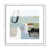 White Wood Grain Framed Paper selected