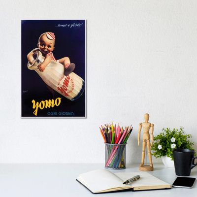 Yomo Yogurt 1 Piece Wrapped Canvas Wall Art