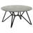 Garfield Cement 3-piece Round Coffee and End Table Set