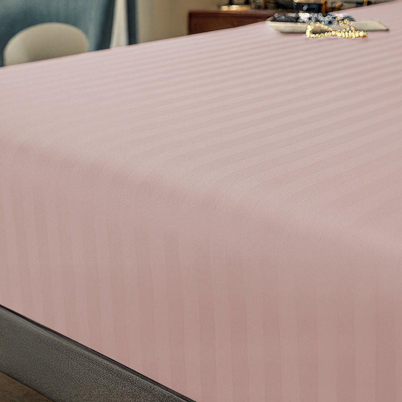 Microfiber Luxury 40cm Deep Fitted Sheet, Pink, Single (3')