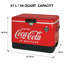 Coca-Cola Ice Chest Cooler Cool Box with Bottle Opener 51L
