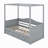 Tenyia Twin Size Canopy Day Bed With Twin Size Trundle-2018235151