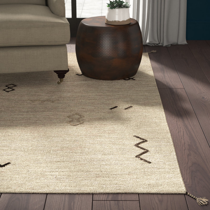 Fuchs Wool Southwestern Indoor Rug, Rectangle 9' x 13'