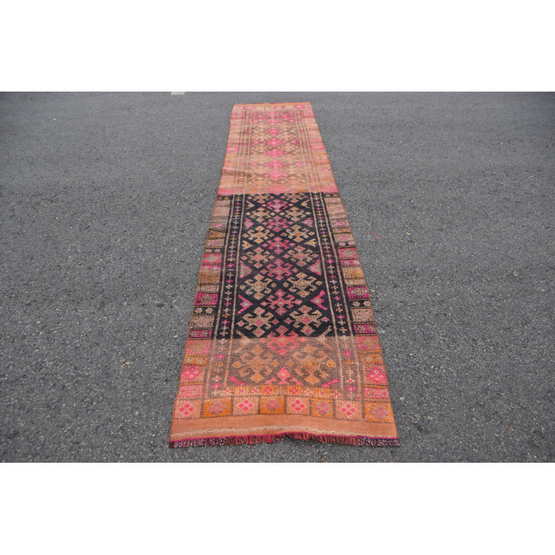 Tapis turc rétro Herki: idéal pour les couloirs et les cuisines avec un design oriental antique