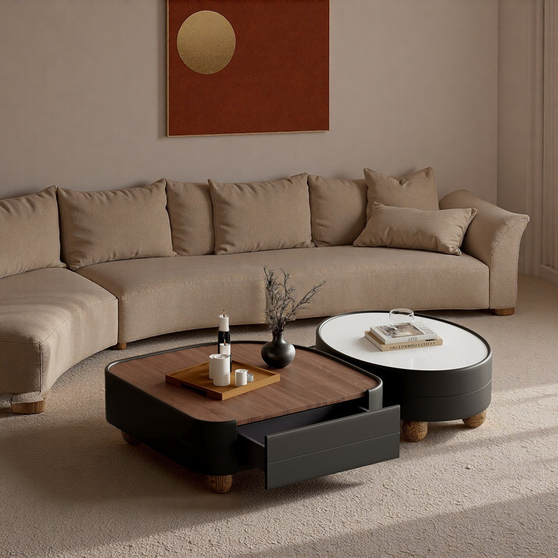 Ensemble de tables basses Retro Art