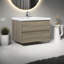 Meuble-lavabo mural 36 po avec lavabo et lavabo en résine-1990643575