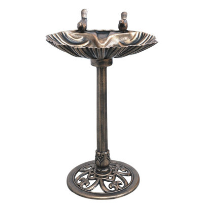 Plastic / Acrylic Pedestal Birdbath