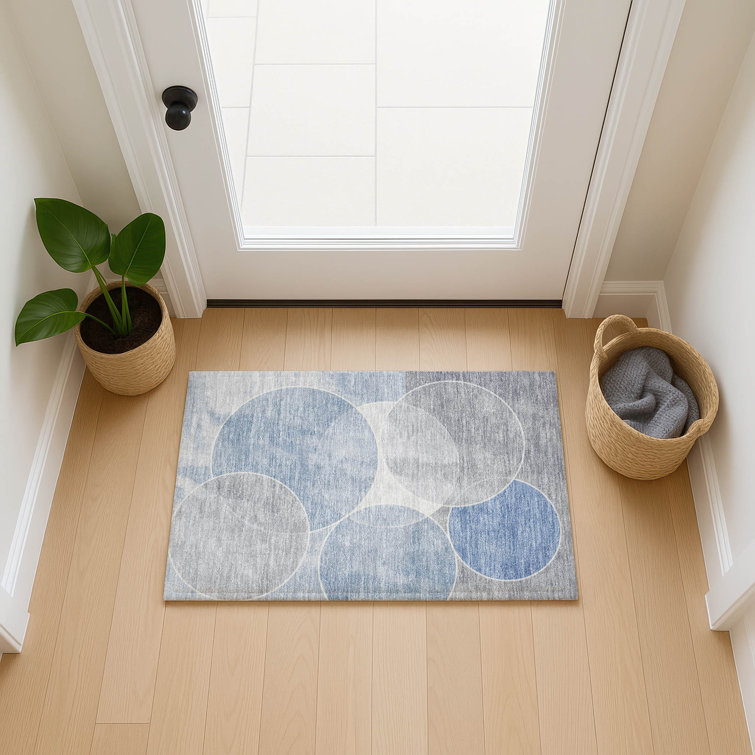 Machine Washable Indoor/Outdoor Pablo ACN2286 Geometric Rug