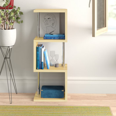 Amaker Geometric Bookcase