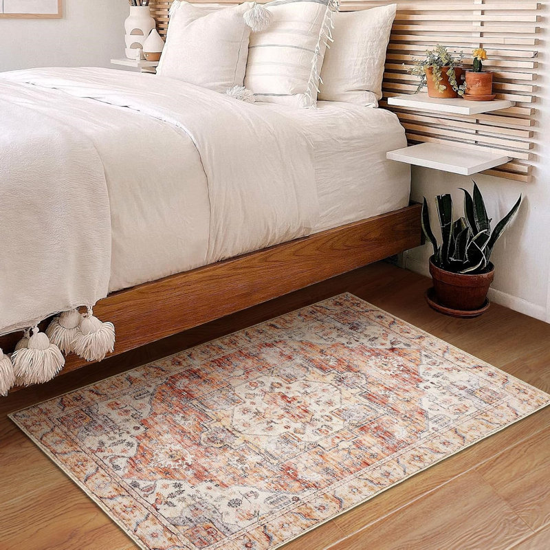 Floral 60cm X 90cm Area Rug