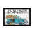 Black Floater Framed