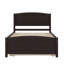 Lit plate-forme avec lit gigogne-658363911
