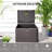 Decksplore 35 Gallon Water-resistant Lockable Deck Box With Rollers For Easy Mobility. 