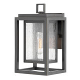 Republic Black 1 - Bulb Outdoor Wall Lantern