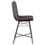 Tabouret touffeté à hauteur de comptoir (ensemble de 2)-317323316