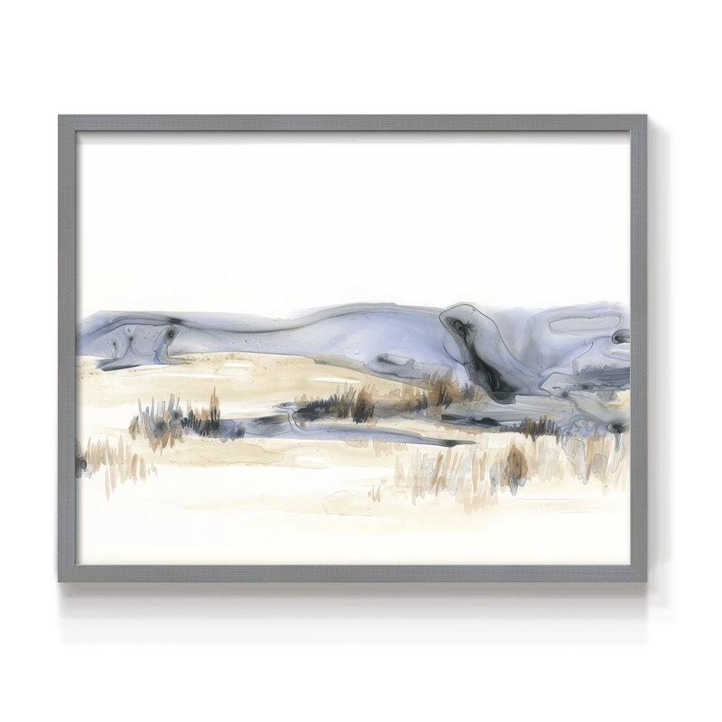 Reedy Flats II -Framed Print - Restickable