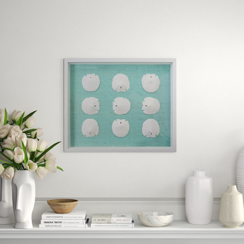 Sealife Print, Turquoise/White