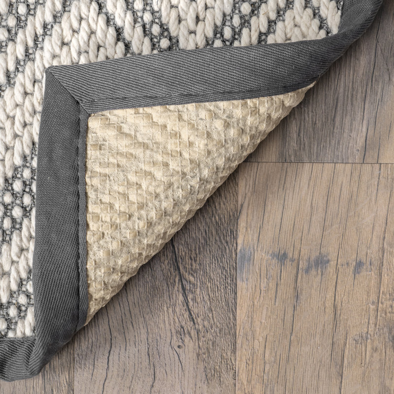 Tapis en laine et sisal Rozi, Rectangle de 5 pi x 8 pi