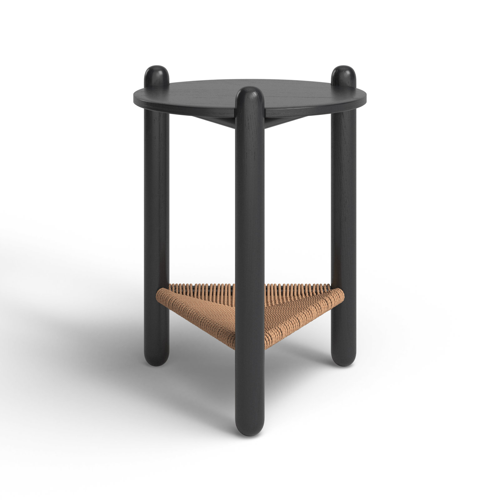 Trish End Table, Black, Black