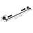 Bathroom Hardware Set, Thicken Space Aluminum 3 PCS Towel Bar Set- Matte Black 16-27 Inches Adjustable Bathroom Accessories Set-117306418