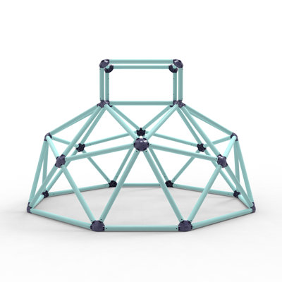 Dôme d'escalade géométrique pour enfants de 3 à 10 ans, dôme de jeu intérieur et extérieur, structure en acier galvanisé robuste, structure de jeu portable facile à assembler pour la cour, la maison et la salle de jeux