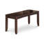 6 Piece Kitchen Table Set Contains a Rectangle Dining Table with Butterfly Leaf and 4 Linen Fabric Dining Chairs with a Bench, Espresso