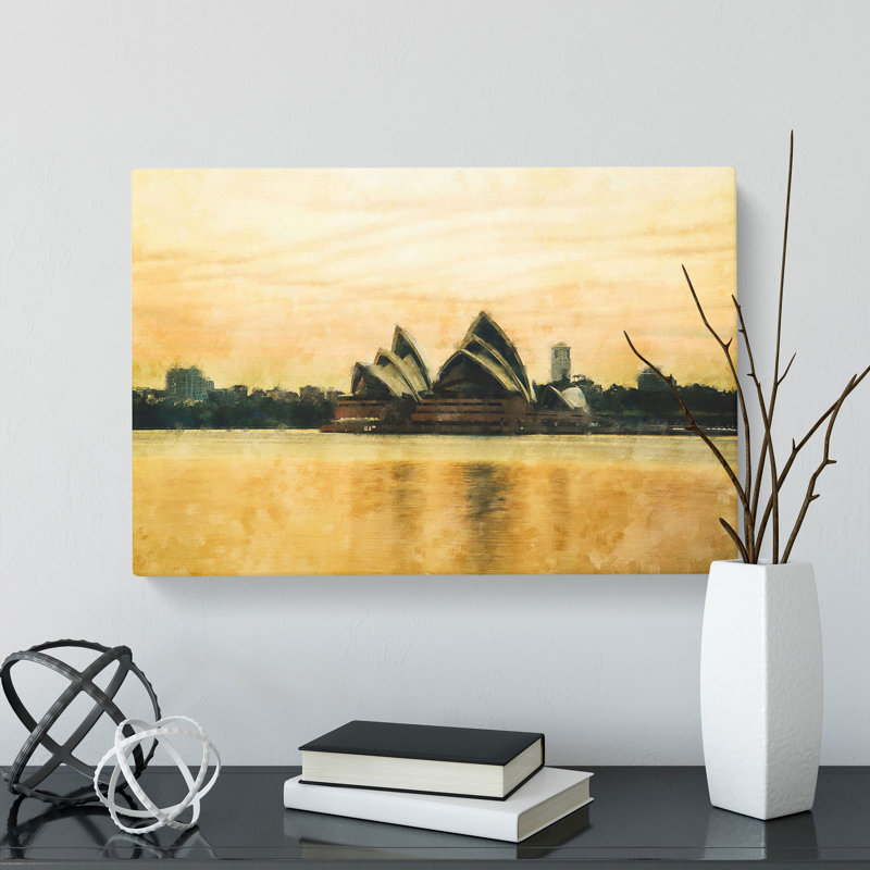 Sydney Opera House Vol.3 Painting - Wrapped Canvas, 35cm H x 60cm W x 3cm D