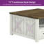 Table basse carrée avec rangement à 4 tiroirs-438178649