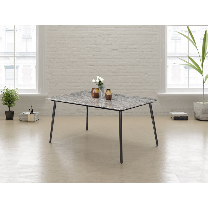 Table de salle à manger Sarko, H 30 po x L 60 po x l 36 po