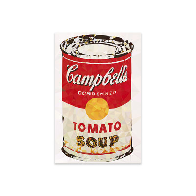 Campbells Soup Can Derezzed Print On Acrylic Glass