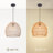 1-Light Rattan Pendant Light Single Natural-901810351