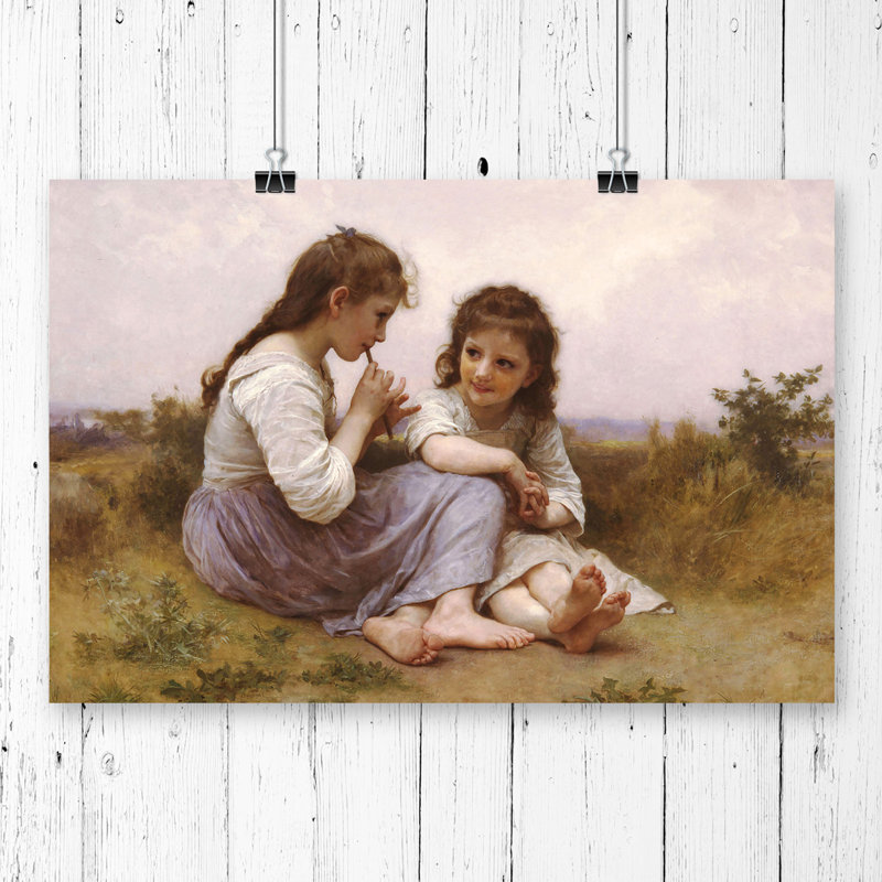 William Adolphe Bouguereau - No Frame Painting, 42cm H x 59.4cm W