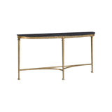 61 in. Glass Console Table