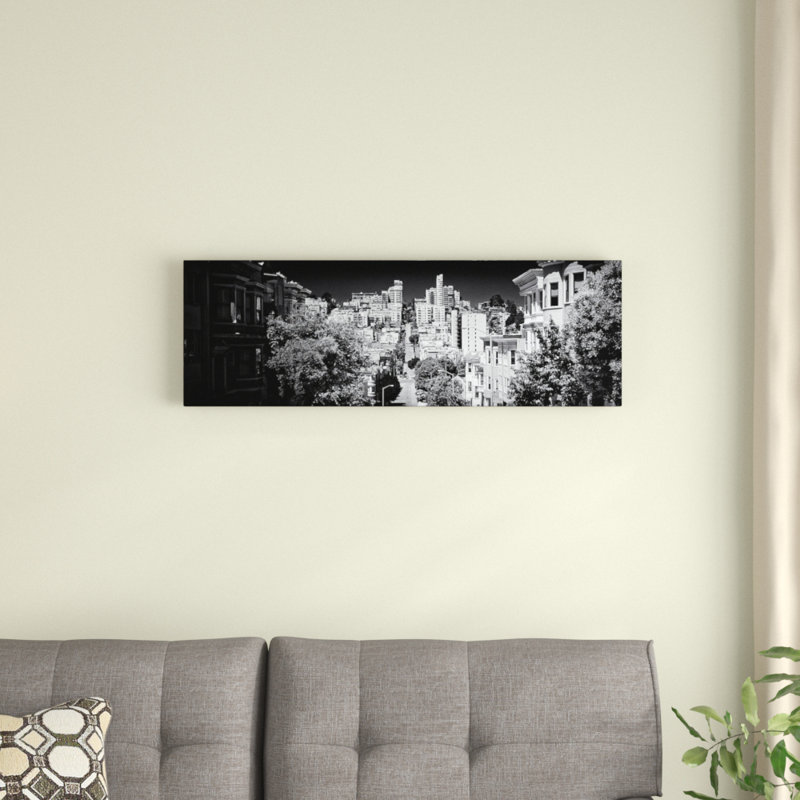 San Francisco, reproduction de photo sur toile tendue, H 12 po x l 36 po x P 1,5 po, Toile tendue