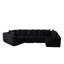Extra-Large L-Shaped Modular Deep-Seat Sectional Sofa With Recliner And Pillows, No Assembly Needed.-1261333527