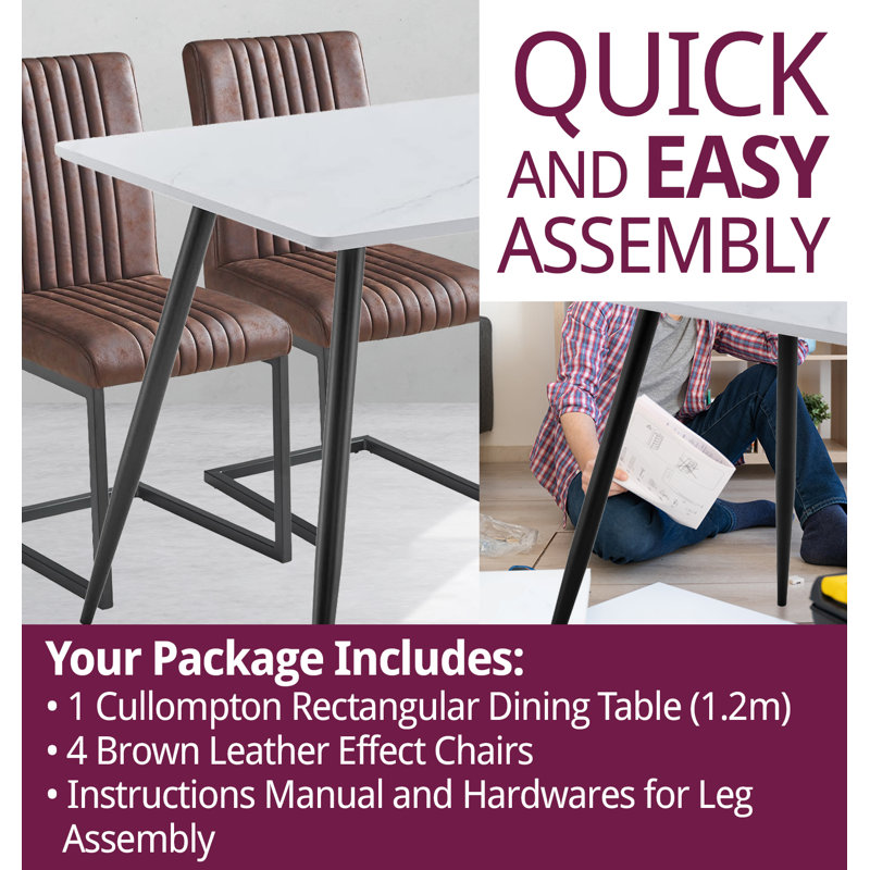Mose 4 - Person Dining Set