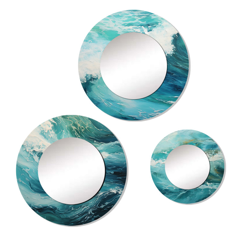 Devell Metal Round Mirror